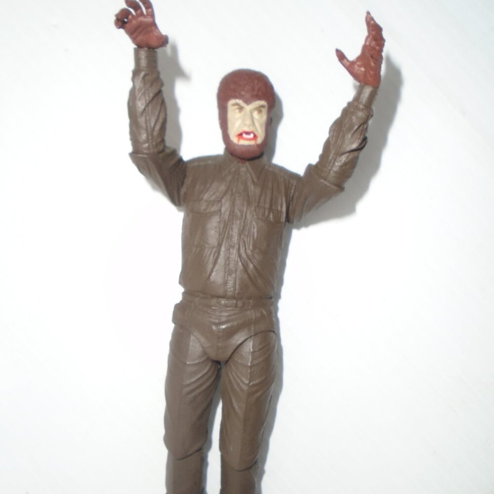 Universal Monster Neca Remco The Wolfman Action Figure 7.5" Brown